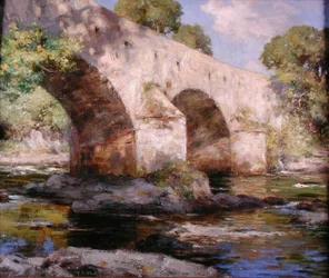 Bridge of Dee, Galloway, Summer (olja på duk)