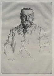 Porträtt av H. Cock, 1895.