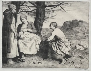 Kvinna och barn