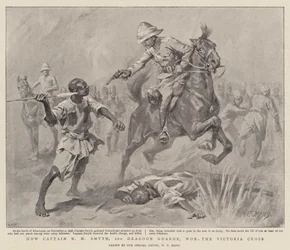 Hur kapten N M Smyth, 2nd Dragoon Guards, vann Victoriakorset