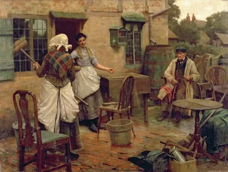 Under Petticoat Government, ca 1891-2 (olja på duk)