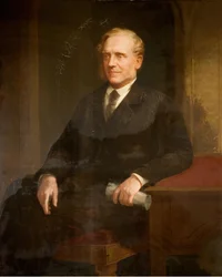 Porträtt av Alderman Henry Hawkes, 1876.