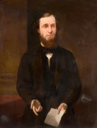 Porträtt av Edwin Yates, 1800-talet.