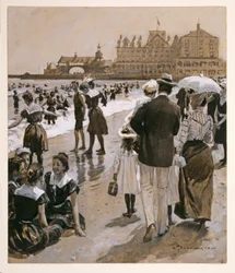 Strandscen från Harper