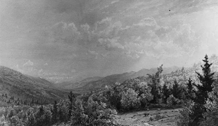Från Flume House, Franconia, New Hampshire, 1872.