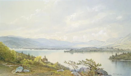 Squam Lake och Sandwich Mountains