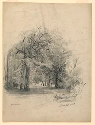 Landskap, Darmstadt, Tyskland