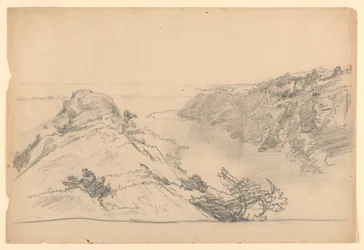 Studie för "From Paradise to Purgatory, Newport"