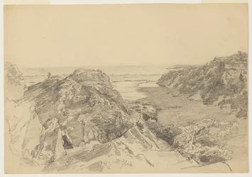 Studie för "From Paradise to Purgatory, Newport"