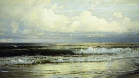 Solbelysta moln och hav, 1897