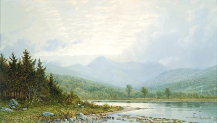 Solnedgång på Mount Chocorua, New Hampshire, 1872.