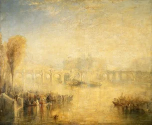 Utsikt över Pont Neuf i Paris