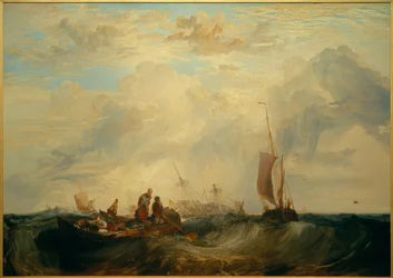 Ingången till Maas: Orange-Merchant on the Bar, Going to Pieces