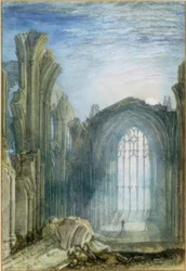 Melrose Abbey: En illustration till Sir Walter Scotts The La