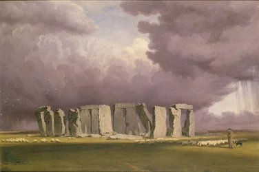 Stonehenge: Stormig dag, 1846