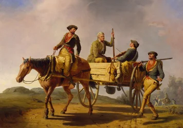 Veteraner från 1776 återvänder från kriget
