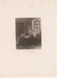 Philip van Marnix van Sint-Aldegonde i fängelse Marnix van St. Aldegonde, översätter psalmerna i fängelset (titel på objekt)