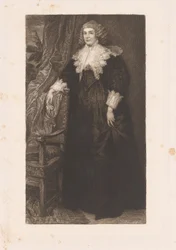 Porträtt av Anna van Craesbecke