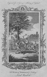 Hertigen av Somerset dödade Lord Wenlock, 1773.