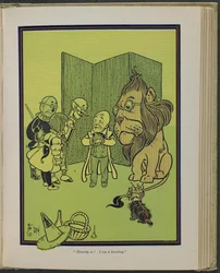 "Exakt så! Jag är en humbug" Illustration från "Den underbara trollkarlen från Oz" av Lyman Frank Baum