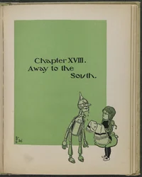 Illustration från "Den underbara trollkarlen från Oz" av Lyman Frank Baum