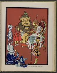 Illustration från "Den underbara trollkarlen från Oz" av Lyman Frank Baum