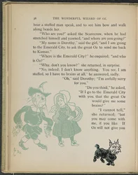 Illustration från "Den underbara trollkarlen från Oz" av Lyman Frank Baum