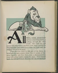 Illustration från "Den underbara trollkarlen från Oz" av Lyman Frank Baum