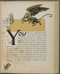 Illustration från "Den underbara trollkarlen från Oz" av Lyman Frank Baum