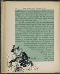 Illustration från "Den underbara trollkarlen från Oz" av Lyman Frank Baum