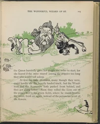 Illustration från "Den underbara trollkarlen från Oz" av Lyman Frank Baum