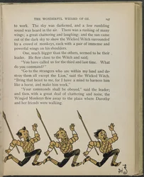 Illustration från "Den underbara trollkarlen från Oz" av Lyman Frank Baum