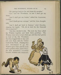 Illustration från "Den underbara trollkarlen från Oz" av Lyman Frank Baum