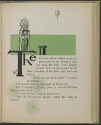 Illustration från "Den underbara trollkarlen från Oz" av Lyman Frank Baum