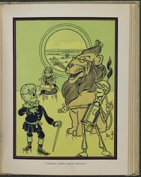 Illustration från "Den underbara trollkarlen från Oz" av Lyman Frank Baum