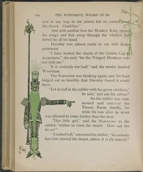 Illustration från "Den underbara trollkarlen från Oz" av Lyman Frank Baum