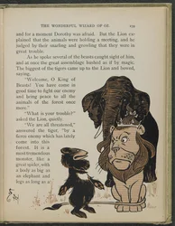 Illustration från "Den underbara trollkarlen från Oz" av Lyman Frank Baum