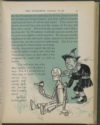 Illustration från "Den underbara trollkarlen från Oz" av Lyman Frank Baum