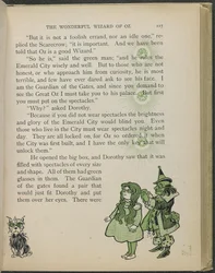 Illustration från "Den underbara trollkarlen från Oz" av Lyman Frank Baum