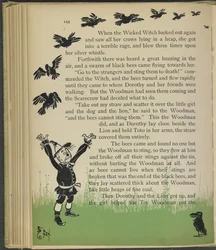 Illustration från "Den underbara trollkarlen från Oz" av Lyman Frank Baum
