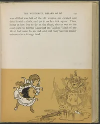 Illustration från "Den underbara trollkarlen från Oz" av Lyman Frank Baum