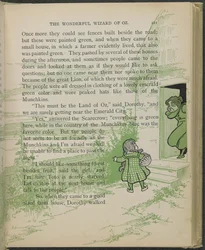 Illustration från "Den underbara trollkarlen från Oz" av Lyman Frank Baum