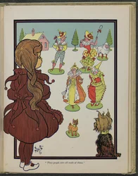 Illustration från "Den underbara trollkarlen från Oz" av Lyman Frank Baum