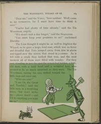 Illustration från "Den underbara trollkarlen från Oz" av Lyman Frank Baum