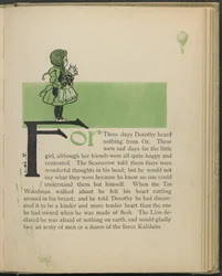 Illustration från "Den underbara trollkarlen från Oz" av Lyman Frank Baum