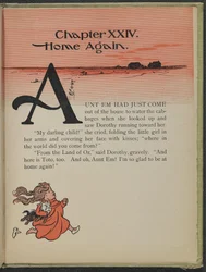 Illustration från "Den underbara trollkarlen från Oz" av Lyman Frank Baum