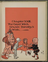 Illustration från "Den underbara trollkarlen från Oz" av Lyman Frank Baum