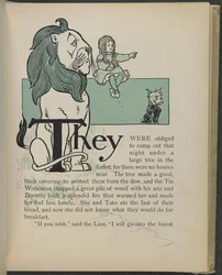 Illustration från "Den underbara trollkarlen från Oz" av Lyman Frank Baum