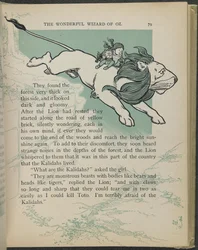 Illustration från "Den underbara trollkarlen från Oz" av Lyman Frank Baum