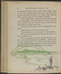 Illustration från "Den underbara trollkarlen från Oz" av Lyman Frank Baum